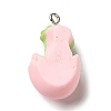 Cute Opaque Resin Pendants RESI-L038-08P-03-2