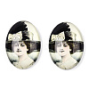 Glass Cabochons GGLA-T004-01P-1