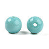 Opaque Solid Color Glass Beads GLAA-N007-8mm-A13-2