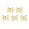 Transparent Spray Painted Glass Beads LS-GLAA-N035-025-C07-1