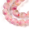 Dyed Natural White Jade Beads Strands G-T139-8mm-45T-4