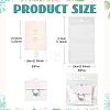 50Pcs Rectangle Foldable Paper Jewelry Display Cards for Rings CDIS-FS0001-31D-4