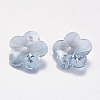 Faceted Glass Rhinestone Charms RGLA-F055-12x12-001BS-2