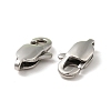 304 Stainless Steel Lobster Claw Clasps STAS-K13-2