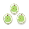 Printed Handmade Porcelain Beads PORC-B009-01F-1