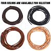5M Round Braided Cowhide Letter Cord WL-GF0001-34B-04-7