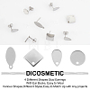 80Pcs 4 Style 304 Stainless Steel Stud Earring Findings FIND-DC0001-03-4