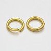 Brass Open Jump Rings KK-E647-17G-5mm-2