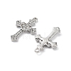 Alloy with Rhinestone Pendants FIND-B028-08P-2