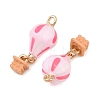 Alloy with Enamel Pendants AL-CBA1FD3-07G-02-2