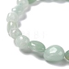 Natural Amazonite Beaded Stretch Bracelets BJEW-F414-02B-03-3