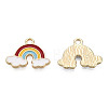 Alloy Enamel Pendants FIND-N048-020-1