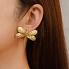 304 Stainless Steel Stud Earrings for Women WGC0B4E-02-3