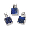 Natural Lapis Lazuli Pendants G-B123-03P-03-1