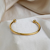 304 Stainless Steel Open Torque Cuff Bangles ND9011-2