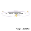 Valentine's Day Nylon Cord Braided Bracelets LS-VO3472-7-2