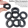 12Pcs Rubber Environmental Protection Two-sided Protective Coil FIND-CN0002-58B-6