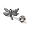 Retro Dragonfly Alloy Brooches for Backpack Clothes JEWB-V004-01C-3