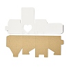 Valentine's Day Theme Paper Fold Gift Boxes CON-P011-01-4