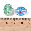 Transparent Glass Enamel Beads GL-CBA4370-11-5