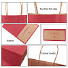 BENECREAT Kraft Paper Bags CARB-BC0001-11B-5