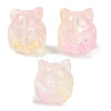 Transparent Spray Paint Glass Beads LS-X1-GLAA-H035-01B-1