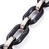 Handmade Acrylic Cable Chains AJEW-JB00634-04-2