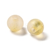 Frosted Transparent Acrylic Beads X1-OACR-F013-12I-2