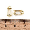 Brass Glass Pendants KK-Z156-02G-01-3