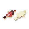 Valentine's Day Alloy Enamel Pendants ENAM-T023-21A-2