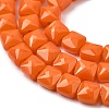 Opaque Glass Beads Strands GLAA-L050-C18-3