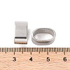 304 Stainless Steel Slide Charms STAS-S133-01P-03-3