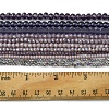 Electroplate Glass Beads Strands EGLA-FS0001-42F-5