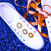  DIY Oval Shoes Buckle Clips Decoration Making Kit FIND-NB0004-23-6