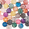 200Pcs 10 Colors Natural Weathered & Crackle Agate Beads Strands G-CJ0001-54-4