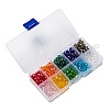 10 Colors Electroplate Glass Beads EGLA-X0006-01B-8mm-3