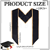 2Pcs Satin Graduation Sash Honor Stole Scarf for Men Women AJEW-MA0001-38C-2