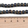 Handmade Fancy Antique Glazed Porcelain Ceramic Round Beads Strands PORC-L019-6mm-07A-4
