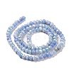 Faceted Electroplated Glass Beads Strands X-GLAA-C023-02-C16-4