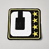 Computerized Embroidery Cloth Iron on/Sew on Patches PATC-WH0006-91B-1