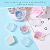 Transparent Plastic Bead Containers CON-YW0001-04-4