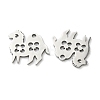 201 Stainless Steel Pendants STAS-F337-04P-2