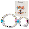 Imiattion Pearl Beaded Stretch Bracelet Set VO9263-4-1