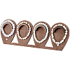 1 Set 1-Tier Wood Jewelry Display Stands ODIS-SC0001-14A-7