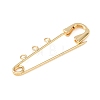 Brass Brooch Findings KK-CBA3DF0-01-RS-2