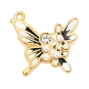 304 Stainless Steel Rhinestone Pendants STAS-P431-28G-2