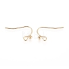 Brass Earring Hooks X-KK-L198-001G-1