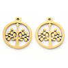 PVD Vacuum Plating 304 Stainless Steel Pendants STAS-N092-05G-2