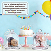 Glass Cake Tray with Dome AJEW-WH0481-557-5