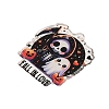 Halloween Theme Opaque Printed Acrylic Pendants SACR-S034-05A-2